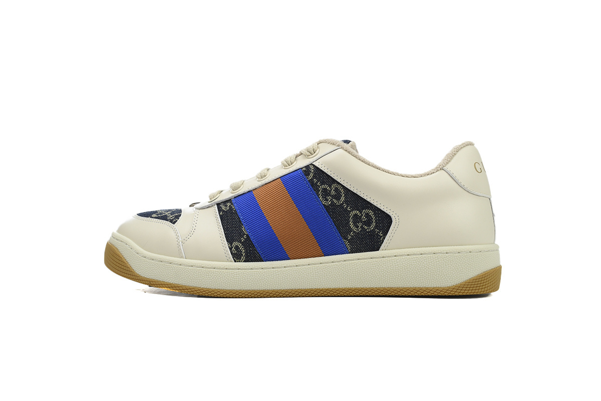 EM Sneakers Gucci Screener Cowboy Rice White