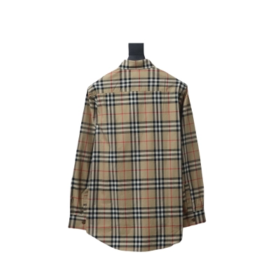 EM Sneakers Burberry Classic Striped Long Sleeve Shirt Beige 02