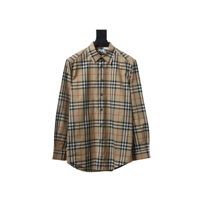 EM Sneakers Burberry Classic Striped Long Sleeve Shirt Beige 01