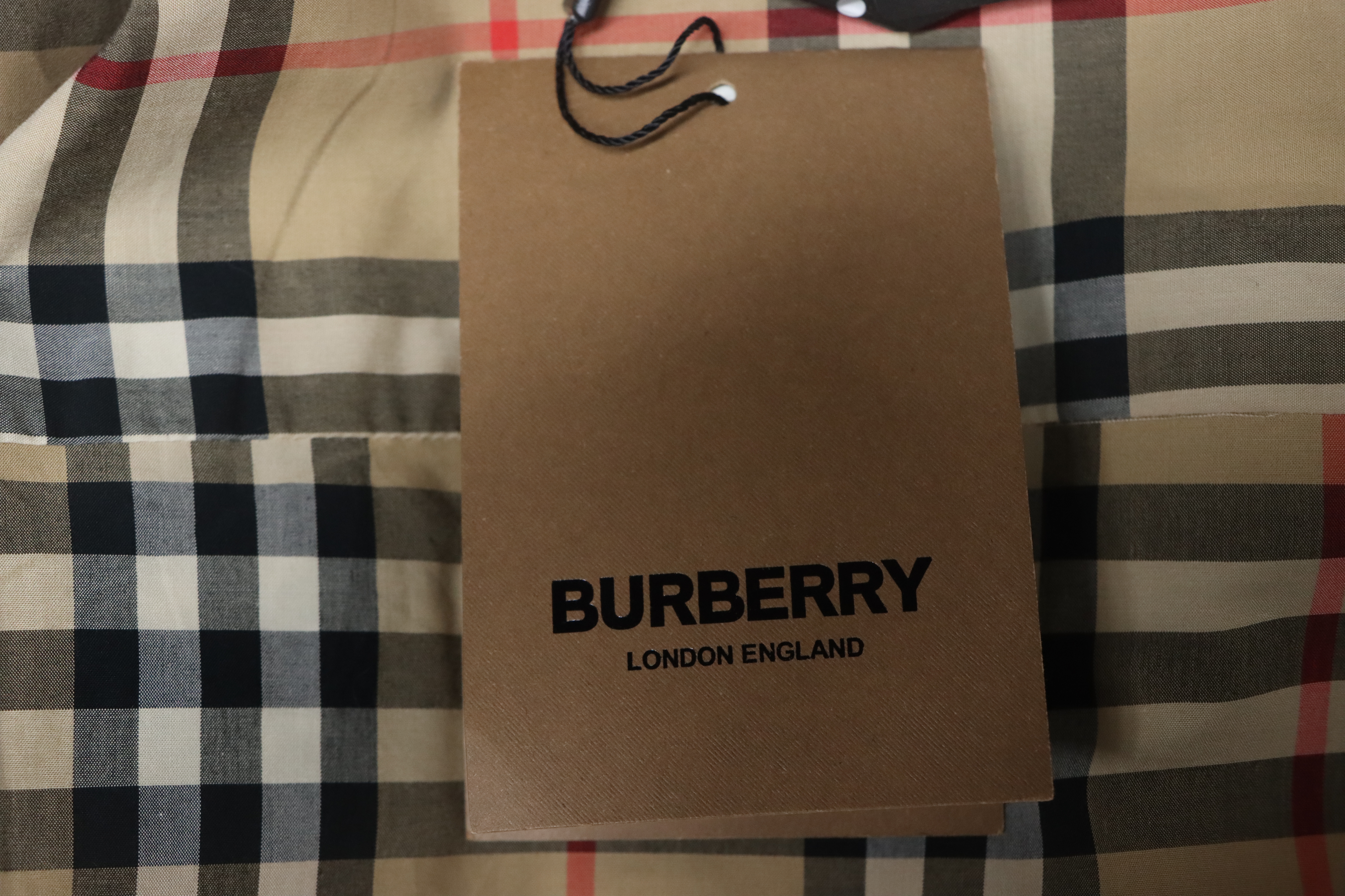 EM Sneakers Burberry Classic Striped Long Sleeve Shirt Beige