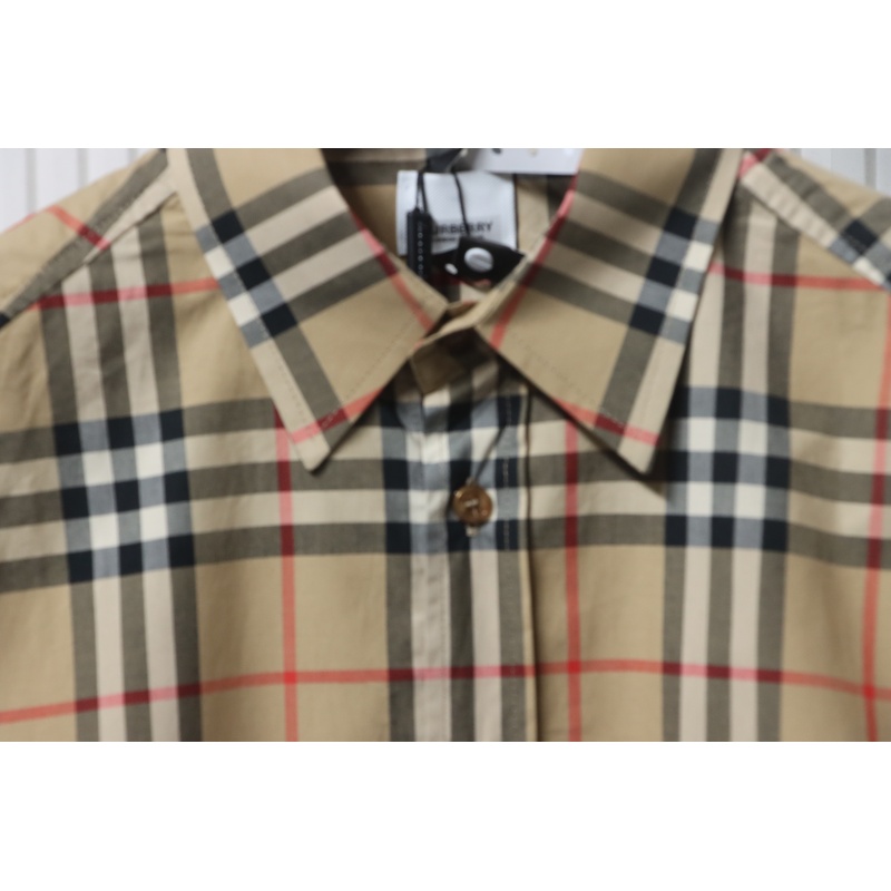 EM Sneakers Burberry Classic Striped Long Sleeve Shirt Beige