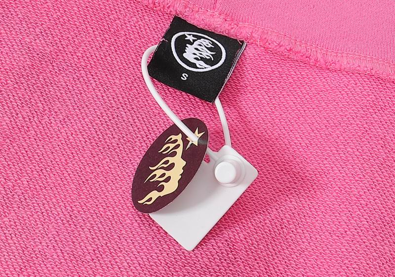 EM Sneakers Hellstar Grey Future Flame Hoodie & Sweatpant Sets Pink