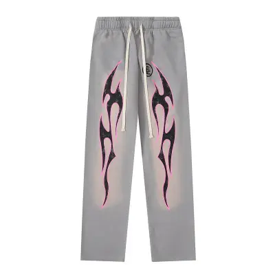 EM Sneakers Hellstar Grey Future Flame Sweatpants Grey 01