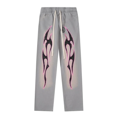 EM Sneakers Hellstar Grey Future Flame Sweatpants Grey 01