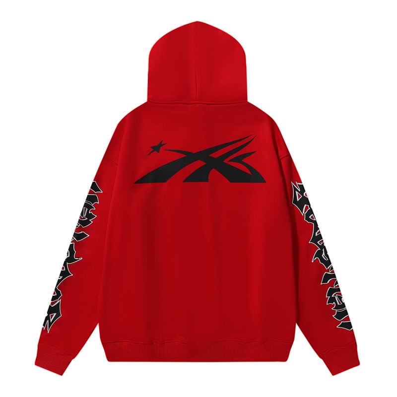 EM Sneakers Hellstar Hoodie & Sweatpant Sets 2232 Black/Red