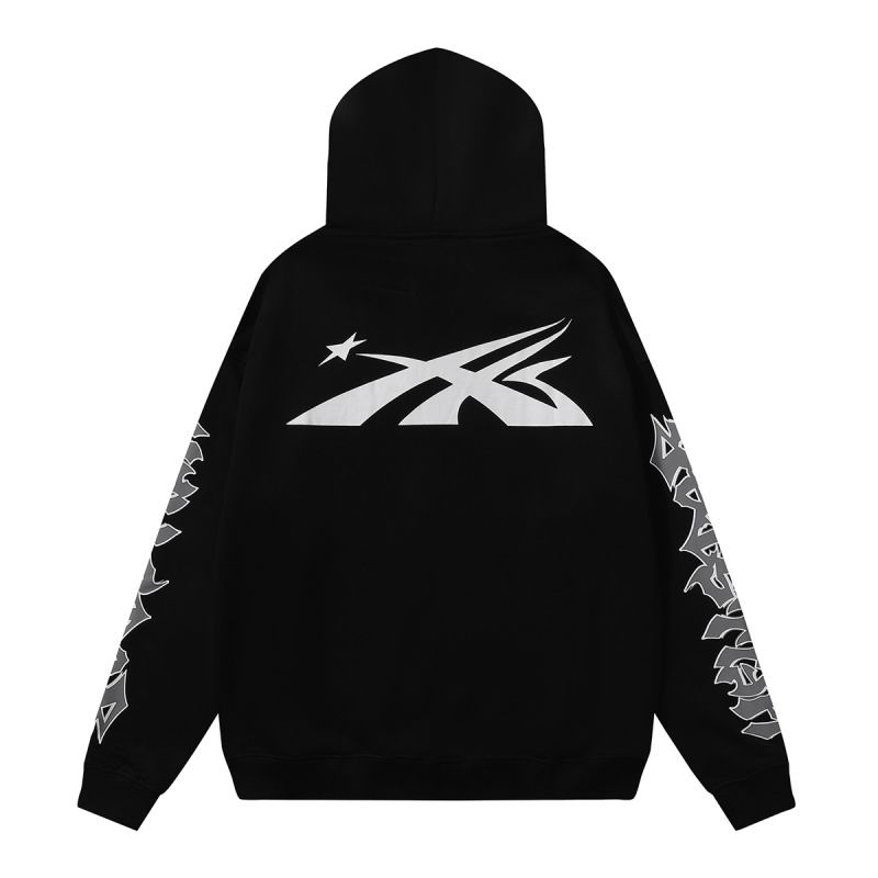 EM Sneakers Hellstar Hoodie & Sweatpant Sets 2232 Black/Red