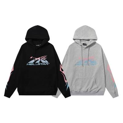 EM Sneakers Hellstar Hoodie & Sweatpant Sets 2331 Black/Gray 02