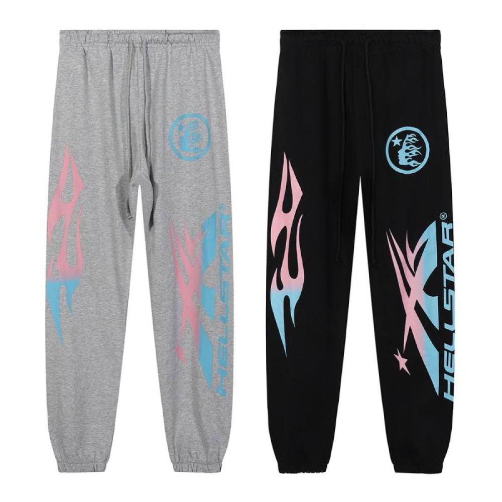 EM Sneakers Hellstar Hoodie & Sweatpant Sets 2331 Black/Gray