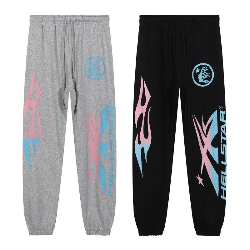 EM Sneakers Hellstar Hoodie & Sweatpant Sets 2331 Black/Gray