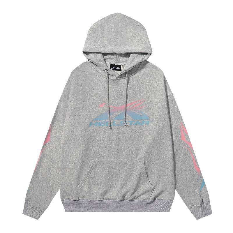 EM Sneakers Hellstar Hoodie & Sweatpant Sets 2331 Black/Gray