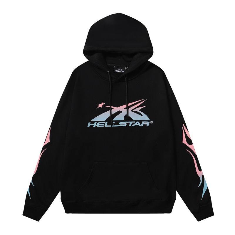 EM Sneakers Hellstar Hoodie & Sweatpant Sets 2331 Black/Gray