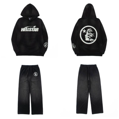 EM Sneakers Hellstar Hoodie & Sweatpant Sets 8011 01