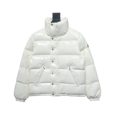 EM Sneakers Moncler Glossy Down Jacket White 01