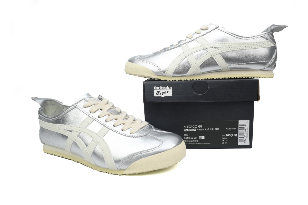 EM Sneakers Onitsuka Tiger Mexico 66 Silver Off White