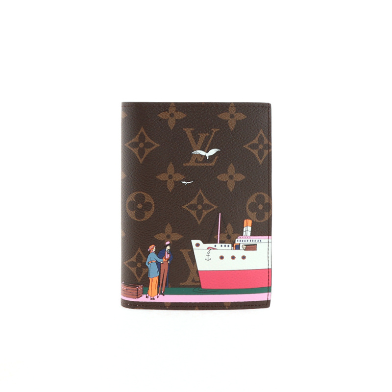 EM Sneakers Louis Vuitton LV Passport Cover Illustre Transatlantic Monogram