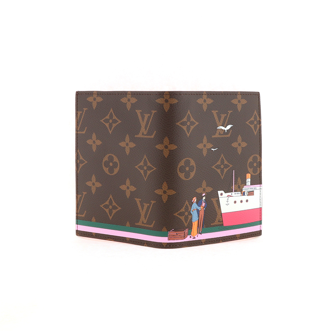 EM Sneakers Louis Vuitton LV Passport Cover Illustre Transatlantic Monogram