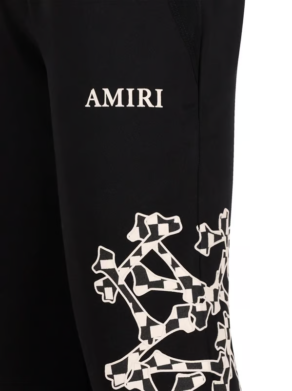 EM Sneakers Amiri Checkered Bones Sweatpant Black