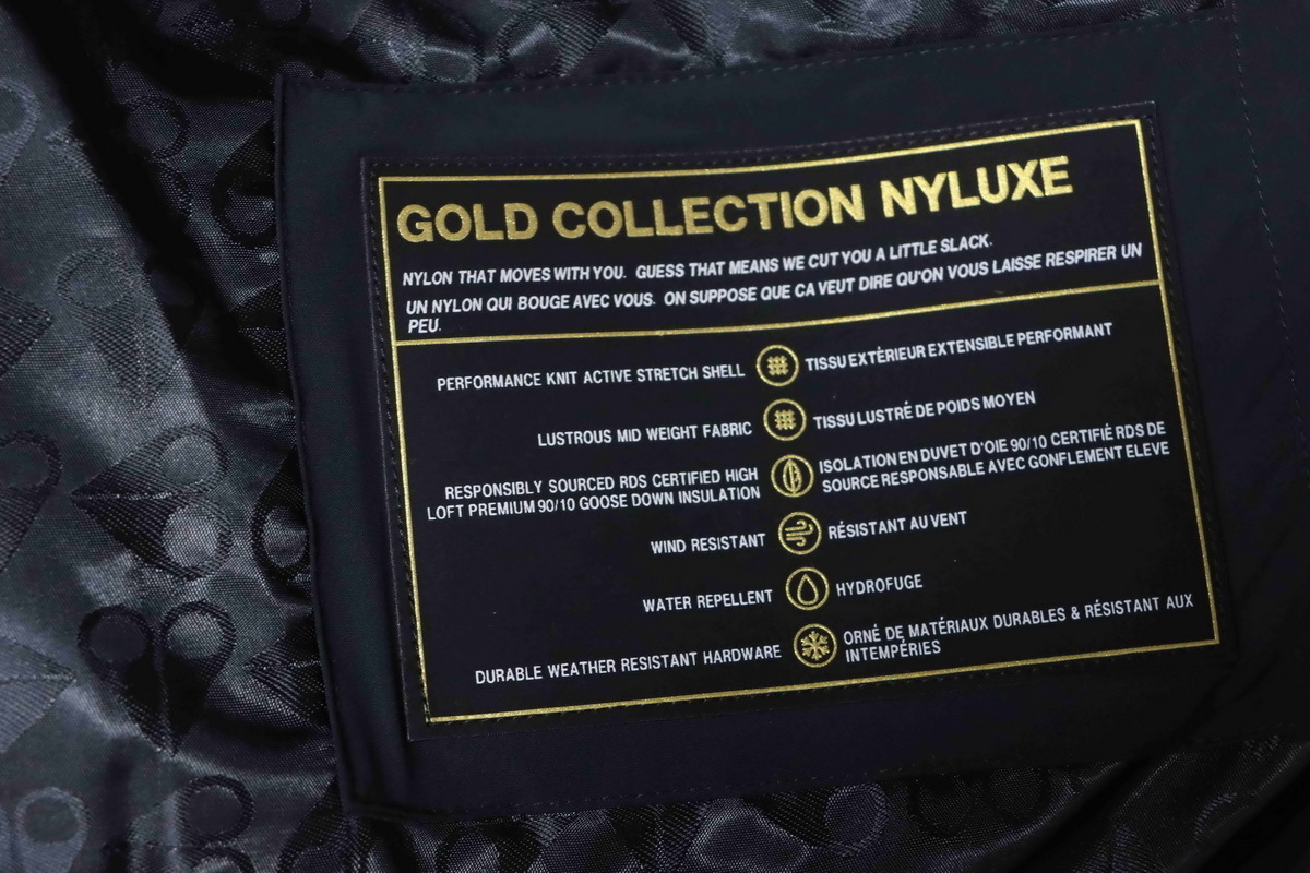 EM Sneakers Moose Knuckles Golden Scissors Stagg Bomber Down Jacket Black 