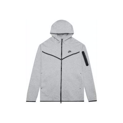 EM Sneakers Nike Sportswear Tech Fleece Full-Zip Hoodie & Joggers Set (FW24) Dark Grey Heather/Black 02