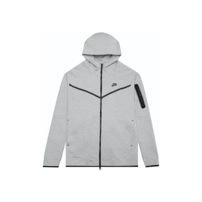 EM Sneakers Nike Sportswear Tech Fleece Full-Zip Hoodie & Joggers Set (FW24) Dark Grey Heather/Black 02