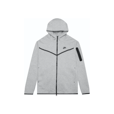 EM Sneakers Nike Sportswear Tech Fleece Full-Zip Hoodie & Joggers Set (FW24) Dark Grey Heather/Black 02