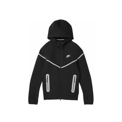 EM Sneakers Nike Sportswear Tech Fleece Full-Zip Hoodie & Joggers Set Dark Heather Black White 02