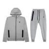 EM Sneakers Nike Sportswear Tech Fleece Full-Zip Hoodie & Joggers Set Dark Heather Gray