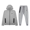 EM Sneakers Nike Sportswear Tech Fleece Full-Zip Hoodie & Joggers Set Dark Heather Gray