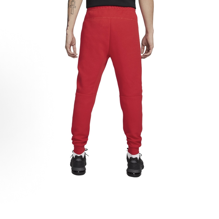 EM Sneakers Nike Sportswear Tech Fleece Full-Zip Hoodie & Joggers Set Dark Heather Red Black
