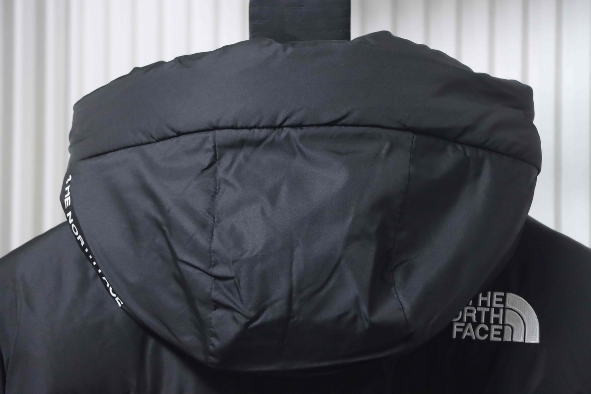 EM Sneakers The North Face Long Hooded Down Jacket Black