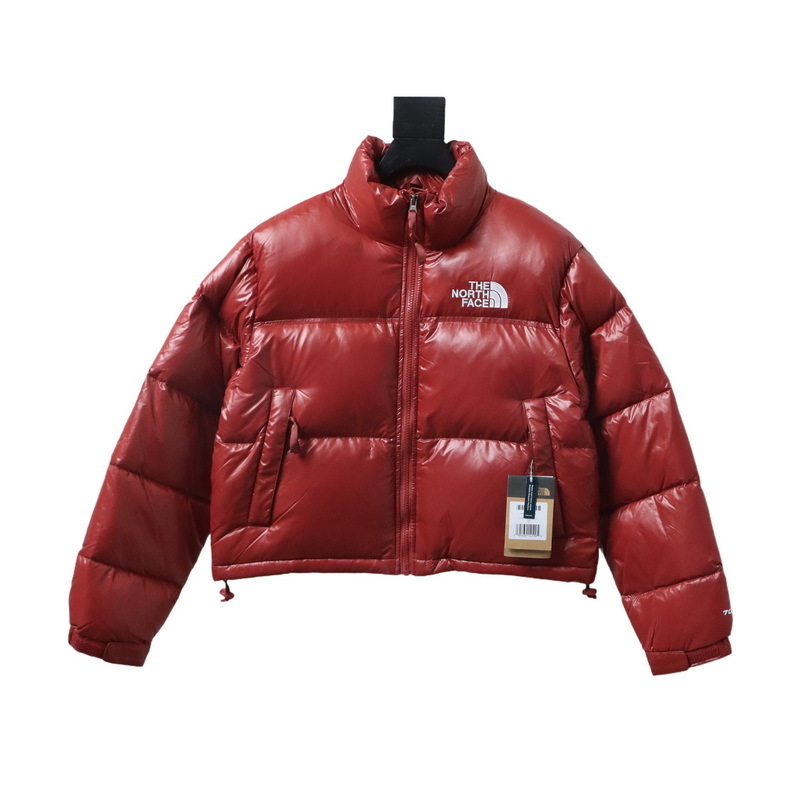 EM Sneakers The North Face Stand-up Collar Short Down Jacket Red