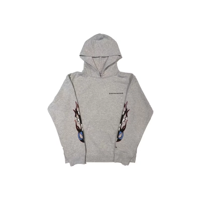 EM Sneakers Chrome Hearts Matty Boy Brain Hoodie Heather Grey 01