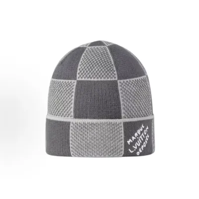 EM Sneakers Louis Vuitton LV Damier Heritage Beanie Dark Grey 02
