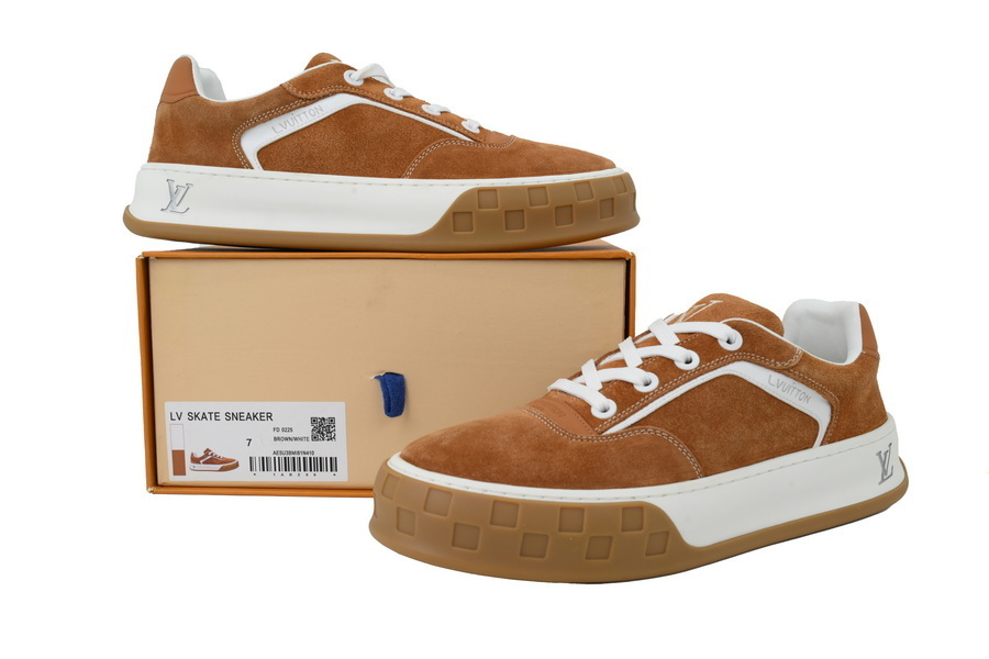 EM Sneakers Louis Vuitton LV Tilted Sneaker Brown