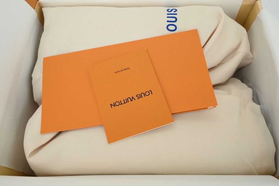 EM Sneakers Louis Vuitton LV Tilted Sneaker Denim Print