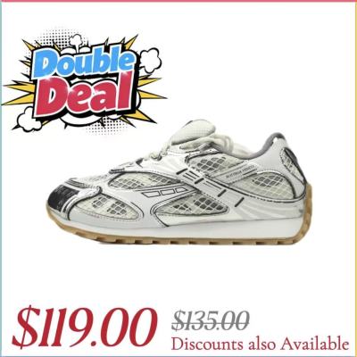 EM Sneakers Bottega Veneta Orbit Silver White 01