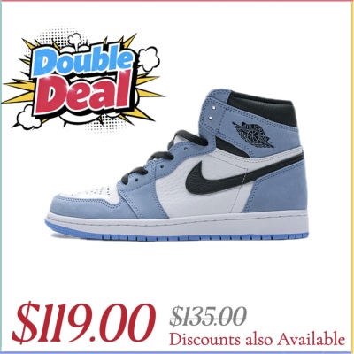 EM Sneakers Jordan 1 Retro High OG "University Blue" 01