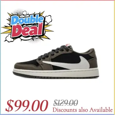 EM Sneakers Jordan 1 Retro Low OG SP × Travis Scott Mocha 01