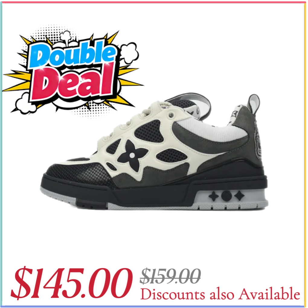 EM Sneakers Louis Vuitton LV Skate Sneaker Grey White