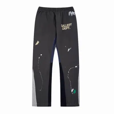 EM Sneakers Gallery Dept. Painted Flare Sweatpant Dark Gray 01