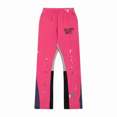 EM Sneakers Gallery Dept. Painted Flare Sweatpant Fluorescent Powder 01