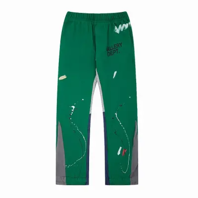 EM Sneakers Gallery Dept. Painted Flare Sweatpant Green 01