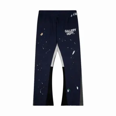 EM Sneakers Gallery Dept. Painted Flare Sweatpant Navy 01
