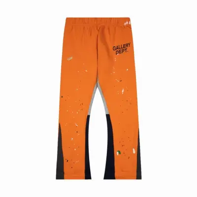 EM Sneakers Gallery Dept. Painted Flare Sweatpant Orange 01