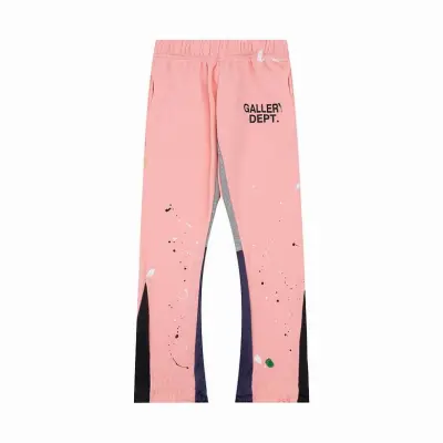 EM Sneakers Gallery Dept. Painted Flare Sweatpant Pink 01