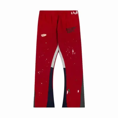 EM Sneakers Gallery Dept. Painted Flare Sweatpant Red 01