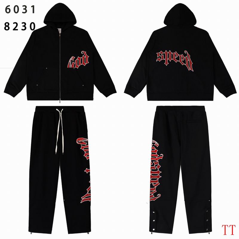 EM Sneakers Godspeed OG Logo Hoodie & Sweatpant Set Black Red