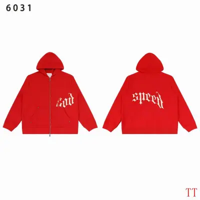 EM Sneakers Godspeed OG Logo Hoodie & Sweatpant Set Red White 02