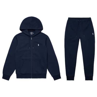 EM Sneakers Polo Ralph Lauren Double-Knit Full-Zip Hoodie and Double-Knit Jogger Pant Set Aviator Navy 01