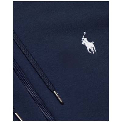 EM Sneakers Polo Ralph Lauren Double Knit Zip-Up Hoodie Aviator Navy/White 02